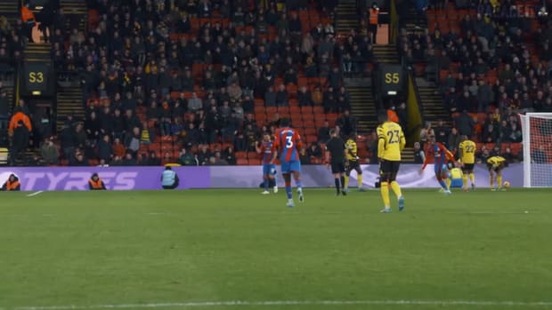 Pitchside: Zaha's incredible curling effort vs Watford